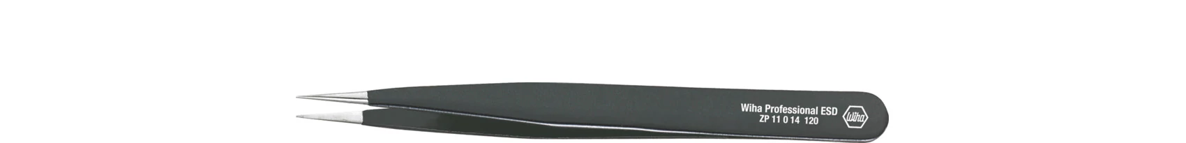 Wiha Professional ESD precíziós csipesz 00 típus 120 mm (32327)